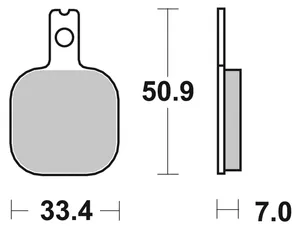 SBS BRAKE PADS FOR AFTER MARKET CALIPERS