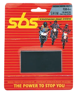 SBS SBS ANTI-VIBRATION BRAKE PAD SHIM