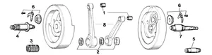 Bender Cycle REPLACEMENT PARTS FOR BIG TWIN CRANK SHAFT