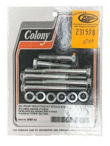 Colony COLONY OIL PUMP MOUNTING HARDWARE KITS
