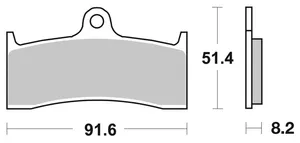 SBS SBS FRONT DISC BRAKE PADS