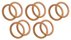 Goodridge Goodridge Banjo Bolt Copper Seal Washer, 11mm, 10 Pack