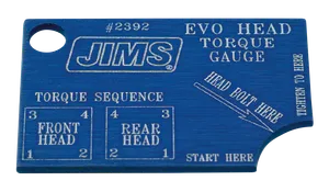 Jims JIMS HEAD BOLT TORQUE GAUGE FOR EVOLUTION ENGINES