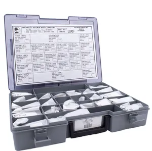 Midwest Acorn Nut Company CHROME PLATED HEX HEAD CAP SCREWS ASSORTMENT