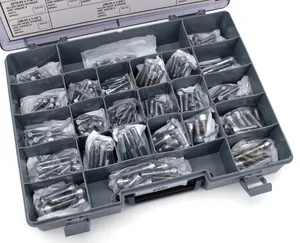Midwest Acorn Nut Company CHROME PLATED ALLEN HEAD SCREWS ASSORTMENT KNURLED