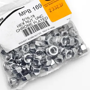 Midwest Acorn Nut Company CHROME PLATED NUTS AND WASHERS ASSORTMENT