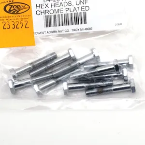 Midwest Acorn Nut Company CHROME PLATED HEX HEAD CAP SCREWS ASSORTMENT