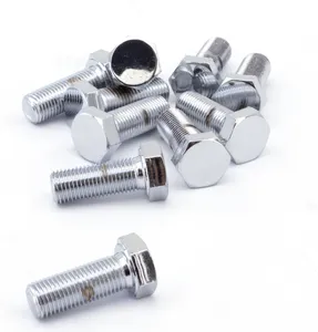 Midwest Acorn Nut Company CHROME PLATED HEX HEAD CAP SCREWS ASSORTMENT
