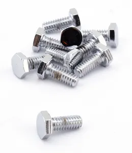 Midwest Acorn Nut Company CHROME PLATED HEX HEAD CAP SCREWS ASSORTMENT
