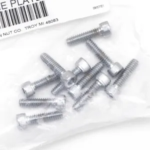 Midwest Acorn Nut Company CHROME PLATED ALLEN HEAD SCREWS ASSORTMENT