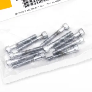 Midwest Acorn Nut Company CHROME PLATED ALLEN HEAD SCREWS ASSORTMENT