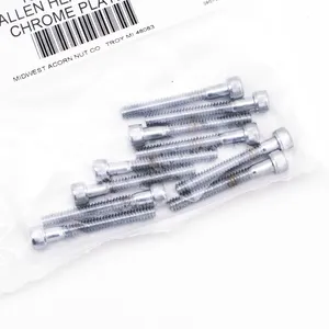 Midwest Acorn Nut Company CHROME PLATED ALLEN HEAD SCREWS ASSORTMENT