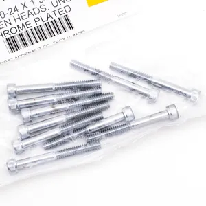 Midwest Acorn Nut Company CHROME PLATED ALLEN HEAD SCREWS ASSORTMENT
