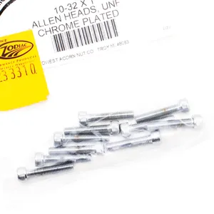 Midwest Acorn Nut Company CHROME PLATED ALLEN HEAD SCREWS ASSORTMENT
