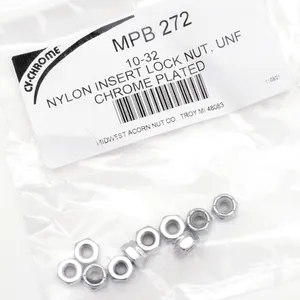Midwest Acorn Nut Company CHROME NYLOC NUT ASSORTMENT