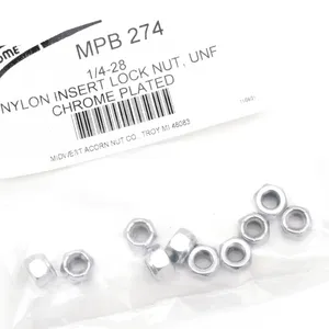 Midwest Acorn Nut Company CHROME NYLOC NUT ASSORTMENT