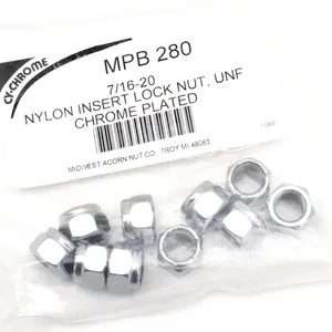 Midwest Acorn Nut Company CHROME NYLOC NUT ASSORTMENT