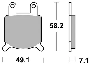 SBS BRAKE PADS FOR AFTER MARKET CALIPERS
