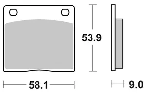 SBS BRAKE PADS FOR AFTER MARKET CALIPERS