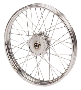 Zodiac (Genuine Zodiac Products) FRONT WHEEL ASSEMBLIES FOR 1974-1977 SPORTSTER AND FX