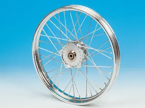 Zodiac (Genuine Zodiac Products) FRONT WHEEL ASSEMBLIES FOR 1974-1977 SPORTSTER AND FX
