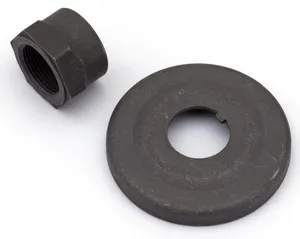 Colony Colony Front Hub Cone Seal Retainer & Nut, Parkerized (OEM 43633-44+43885-30)