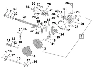 V-Twin Mfg SHIFTER PARTS FOR 1952-1956 K & 1957-1990 SPORTSTER