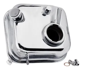 V-Twin Mfg CHROME OIL TANK FOR 4 SPEED BIG TWIN