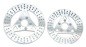 Zodiac (Made in Europe) POLISHED STAINLESS STEEL DISC BRAKE ROTORS