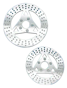 Zodiac (Made in Europe) POLISHED STAINLESS STEEL DISC BRAKE ROTORS