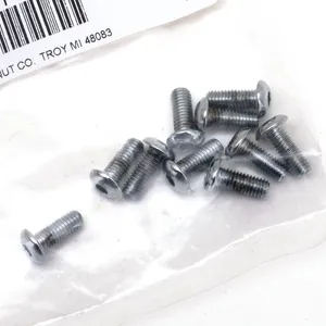 Midwest Acorn Nut Company CHROME PLATED BUTTON HEAD ALLEN SCREWS ASSORTMENT