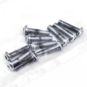 Midwest Acorn Nut Company CHROME PLATED BUTTON HEAD ALLEN SCREWS ASSORTMENT