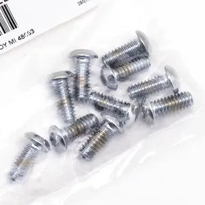 Midwest Acorn Nut Company CHROME PLATED BUTTON HEAD ALLEN SCREWS ASSORTMENT