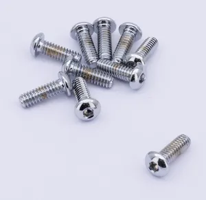 Midwest Acorn Nut Company CHROME PLATED BUTTON HEAD ALLEN SCREWS ASSORTMENT