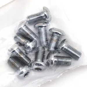 Midwest Acorn Nut Company CHROME PLATED BUTTON HEAD ALLEN SCREWS ASSORTMENT