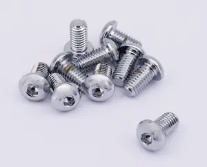 Midwest Acorn Nut Company CHROME PLATED BUTTON HEAD ALLEN SCREWS ASSORTMENT