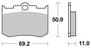 SBS BRAKE PADS FOR AFTER MARKET CALIPERS