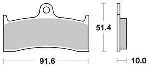 SBS BRAKE PADS FOR AFTER MARKET CALIPERS