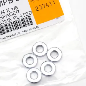 Midwest Acorn Nut Company SHOW CHROME STEEL SPACERS ASSORTMENT