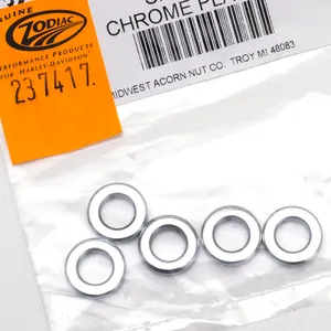 Midwest Acorn Nut Company SHOW CHROME STEEL SPACERS ASSORTMENT