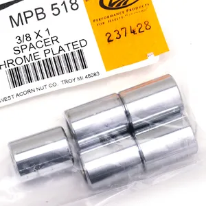 Midwest Acorn Nut Company SHOW CHROME STEEL SPACERS ASSORTMENT