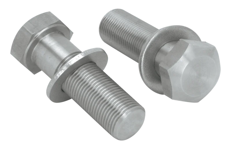 Zodiac (Made in Europe) Softail Swingarm Pivot Bolts, Stainless w/Washers, 1984-1999 - 4961