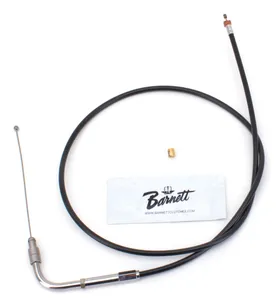 Barnett T04 - THROTTLE & IDLE CABLE 1996-2015 SOFTAIL, 1996-2017 DYNA, 1996-2001 CARBURETOR EQUIPPED TOURING & 2007 TO PRESENT SPORTSTER