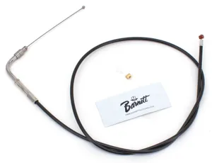 Barnett Clutches & Cables T04 - THROTTLE & IDLE CABLE 1996-2015 SOFTAIL, 1996-2017 DYNA, 1996-2001 CARBURETOR EQUIPPED TOURING & 2007 TO PRESENT SPORTSTER