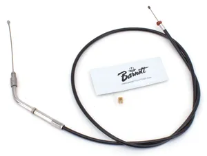 Barnett Clutches & Cables T04 - THROTTLE & IDLE CABLE 1996-2015 SOFTAIL, 1996-2017 DYNA, 1996-2001 CARBURETOR EQUIPPED TOURING & 2007 TO PRESENT SPORTSTER