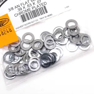 Midwest Acorn Nut Company CHROME PLATED FLAT WASHERS ASSORTMENT