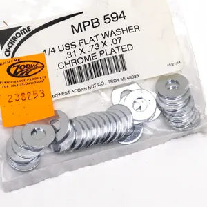 Midwest Acorn Nut Company CHROME PLATED FLAT WASHERS ASSORTMENT