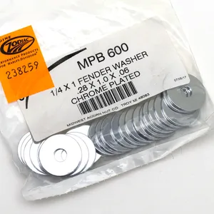 Midwest Acorn Nut Company CHROME PLATED FLAT WASHERS ASSORTMENT