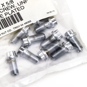 Midwest Acorn Nut Company CHROME PLATED 12 POINT BOLT ASSORTMENT TRAY