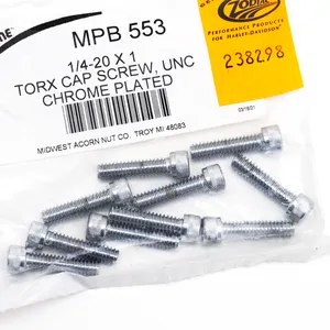 Midwest Acorn Nut Company CHROME PLATED TORX HEAD SCREWS ASSORTMENT
